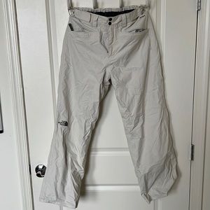 Womens Gray M North Face Snow Pants